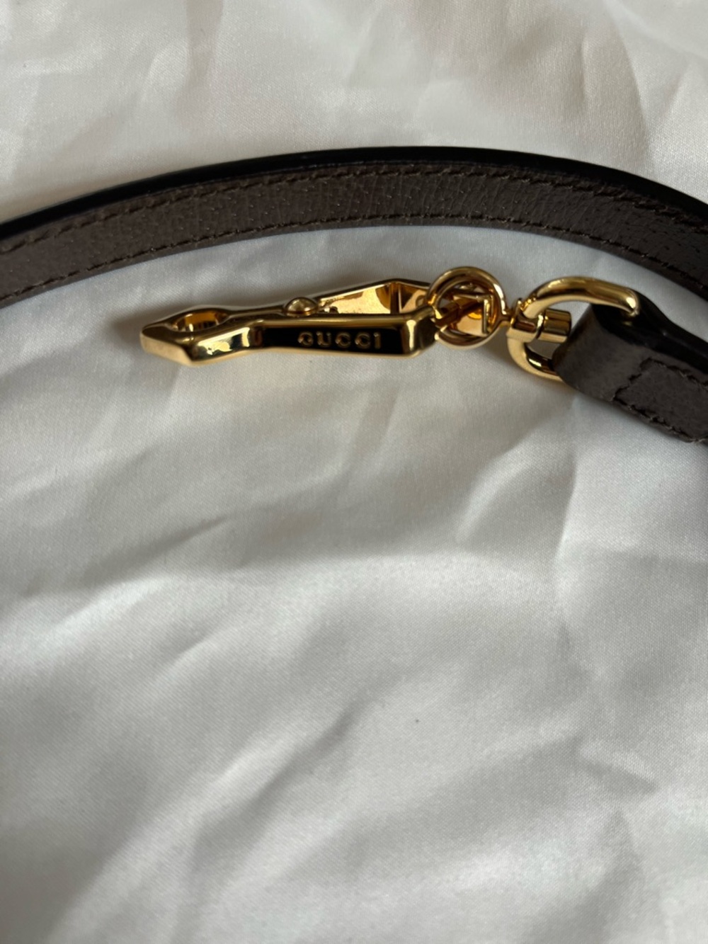 Gucci Convertible Brown GG Supreme Canvas Satchel with Green-Red Web Stripe - Picture 12 of 14